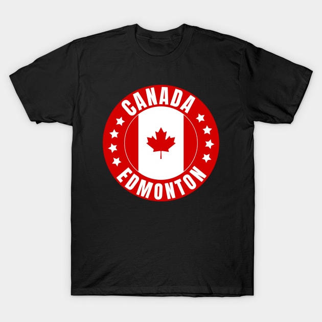 Edmonton T-Shirt by footballomatic